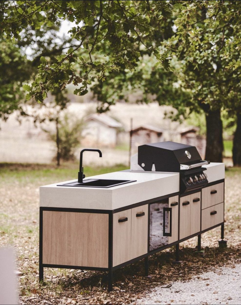 Cocina exterior - Brabura Grills